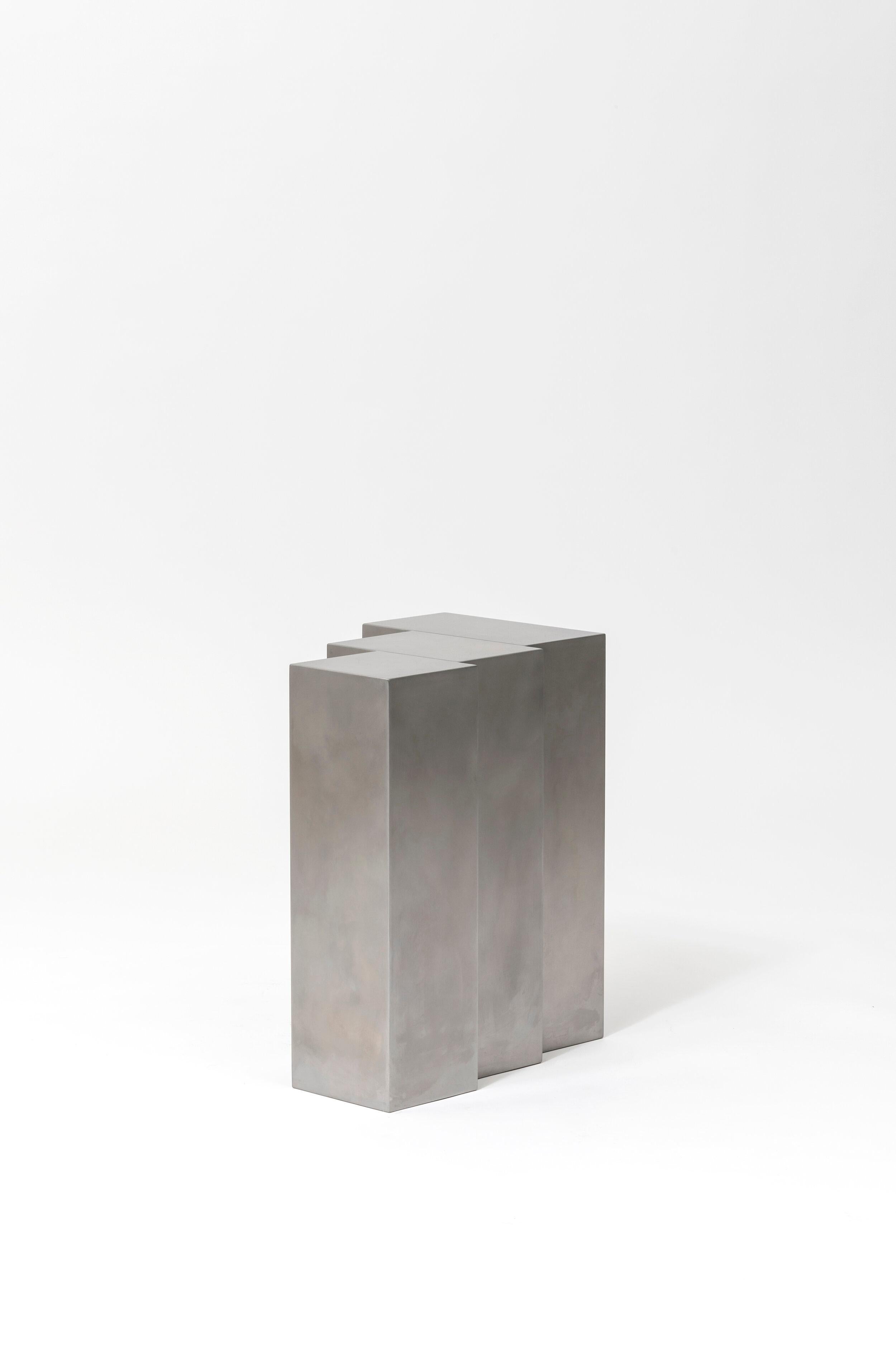 Korean Layered Steel Seat XIV by Hyungshin Hwang For Sale
