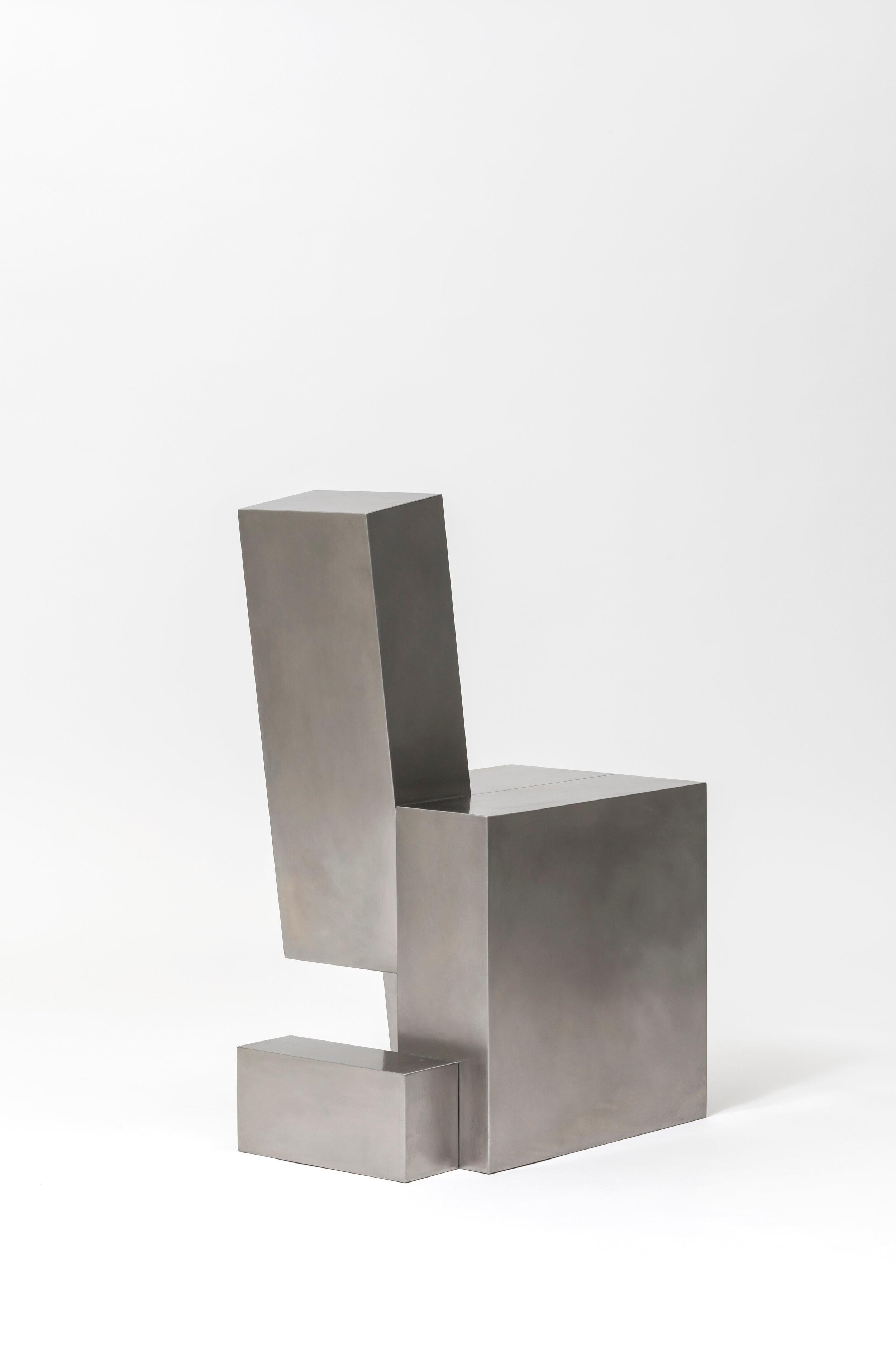 Layered Steel Seat XV by Hyungshin Hwang In New Condition For Sale In Geneve, CH