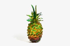 Blazing (Glass sculpture - Pineapple sculpture)