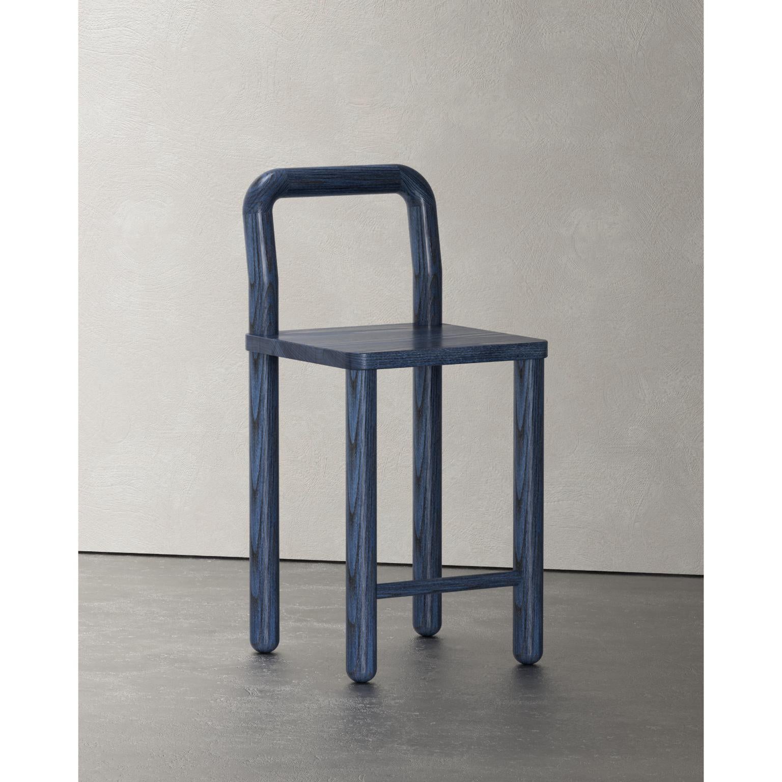Post-Modern Layout Counter Chair by Studio Super Sunday For Sale