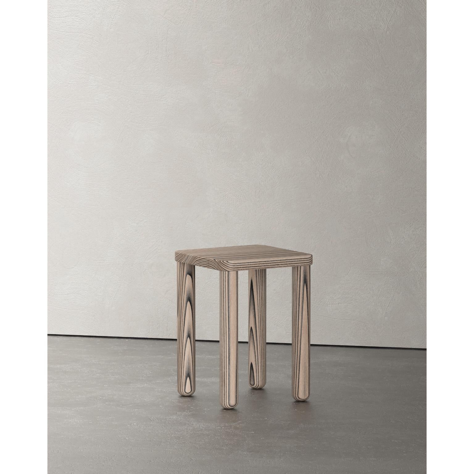 Layout Low Square Stool by Studio Super Sunday In New Condition For Sale In Geneve, CH