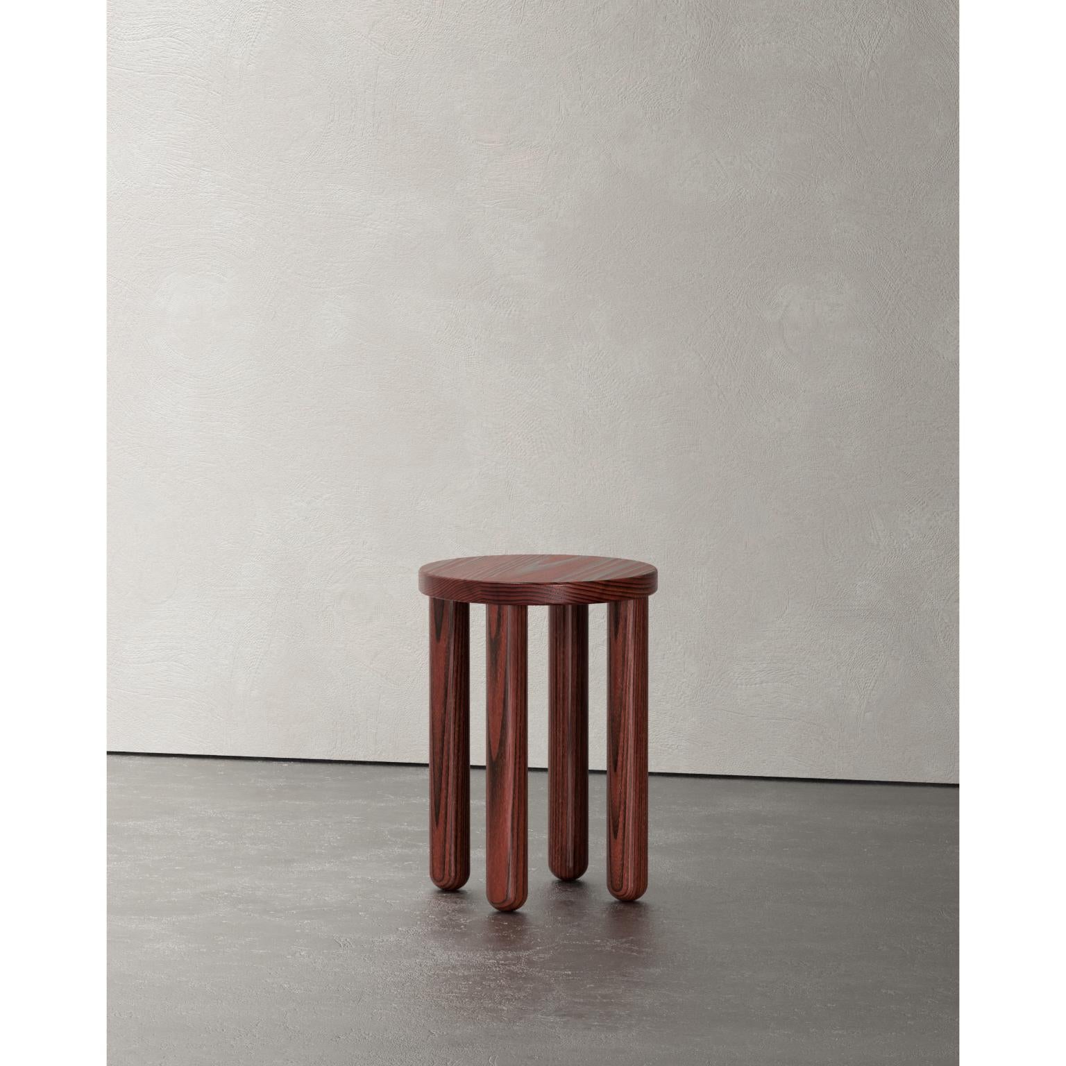 Layout Round Stool by Studio Super Sunday In New Condition For Sale In Geneve, CH