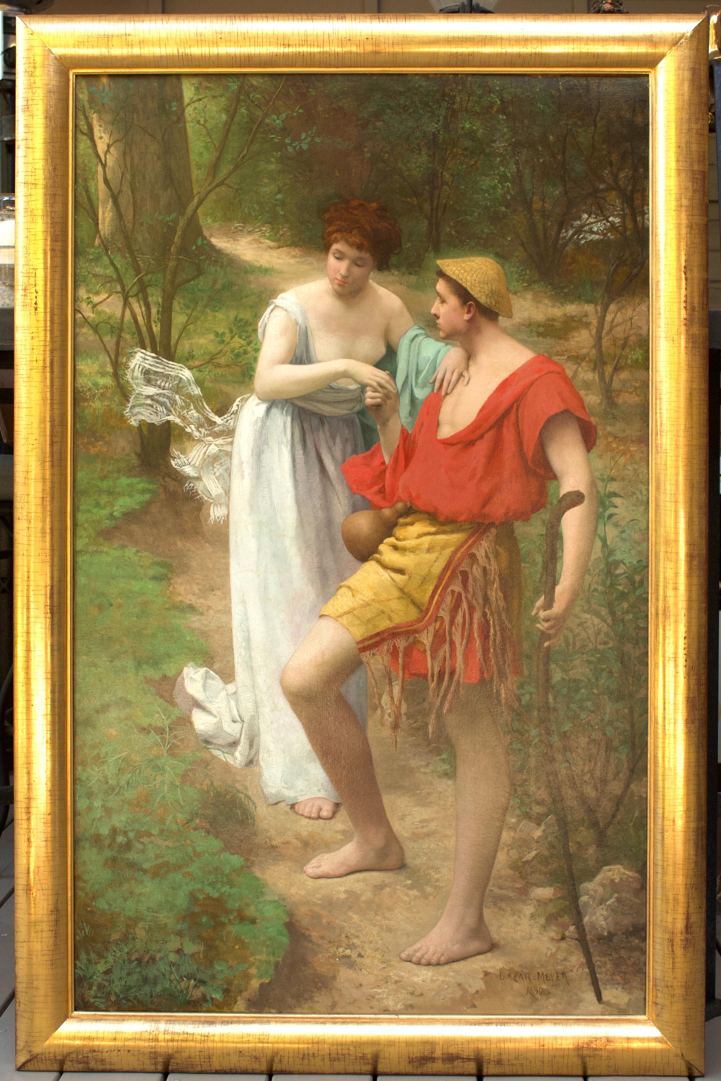 Il Sentiero Idilliaco (Le Sentier Idylle) - Painting di Lazar Meyer
