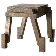 lazaro bandido Lazaro Bronze Side Table By Ohla Studio