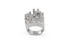 Lazaro Ring in Sterling Silver 925 by Alejandra Campos Taylor