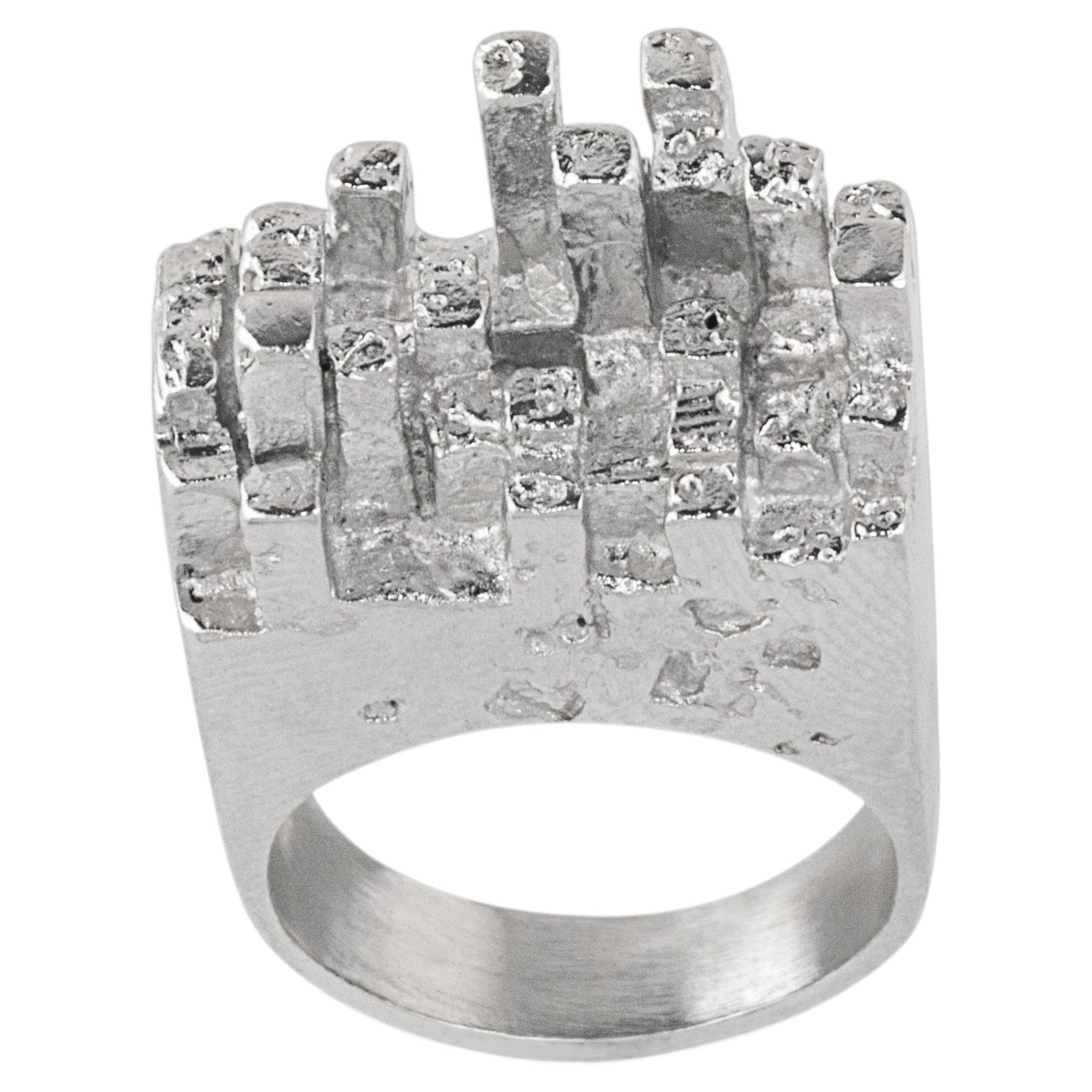 Anello Lazaro in argento 925 di Alejandra Campos Taylor