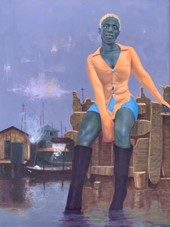 Because I Believed - 21. Jahrhundert, Zeitgenössisch, Figurativ, Landschaft, Afrika