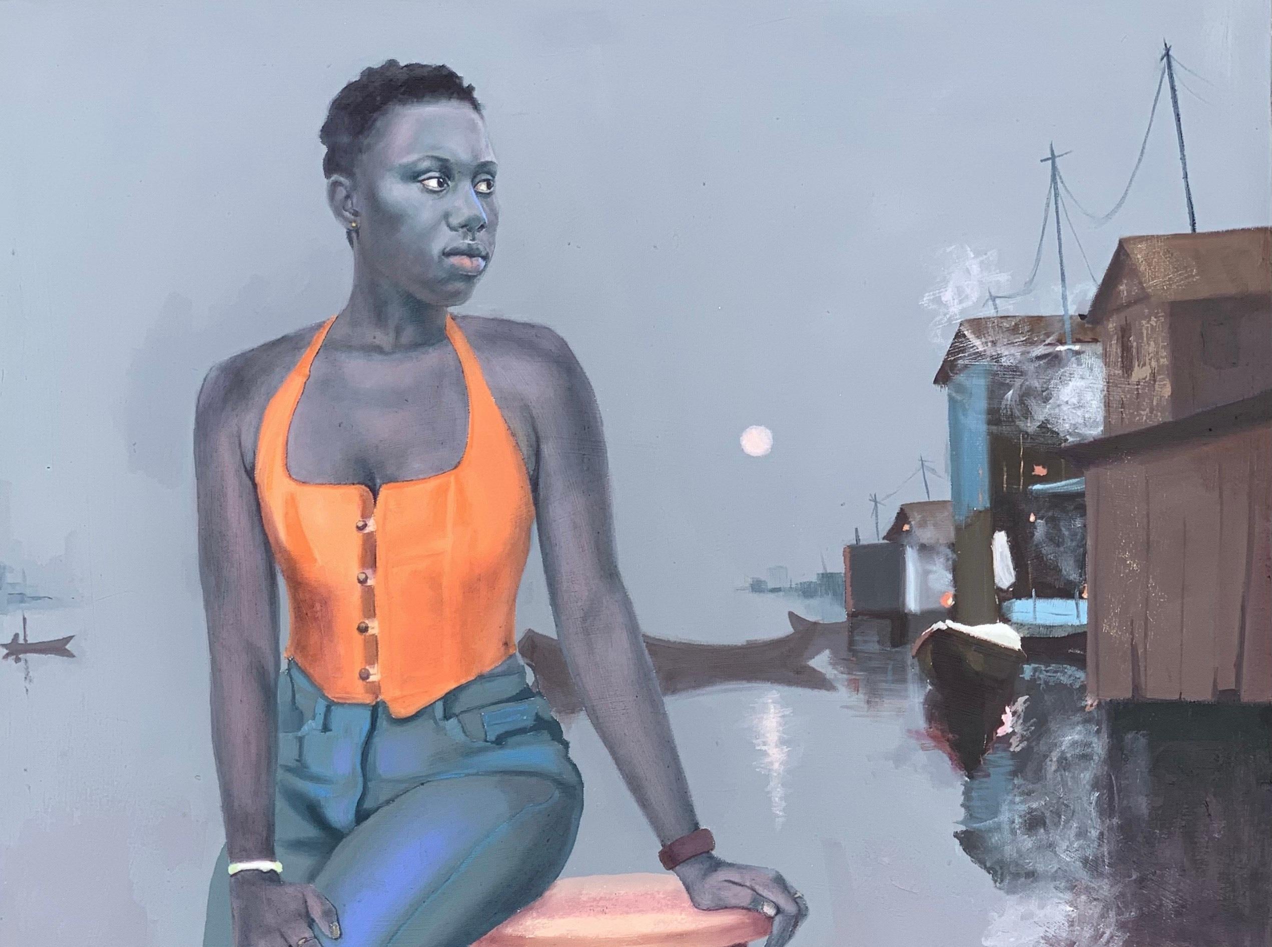 Fondazione e struttura - 21° secolo, Contemporaneo, Figurativo, Paesaggio - Painting di Lazarus Massavo
