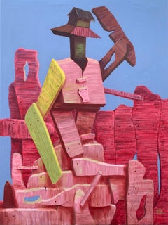 Mademoiselle - 21st Century, Contemporary, Abstract, Woods, Architectural