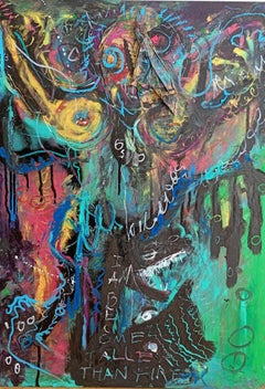 Saatgut-Feindschaft.  Contemporary Neo Expressionist Painting