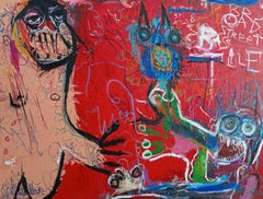Youth Delirium.  Contemporary Neo Expressionist Painting