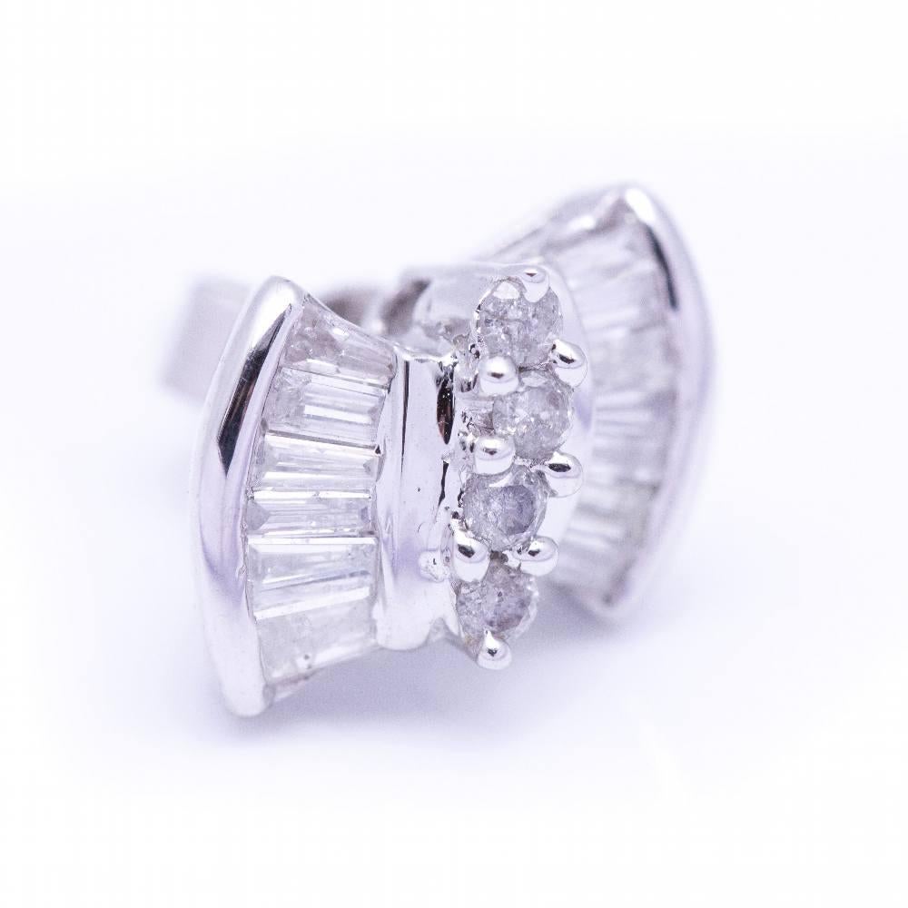 lazo diamond earrings