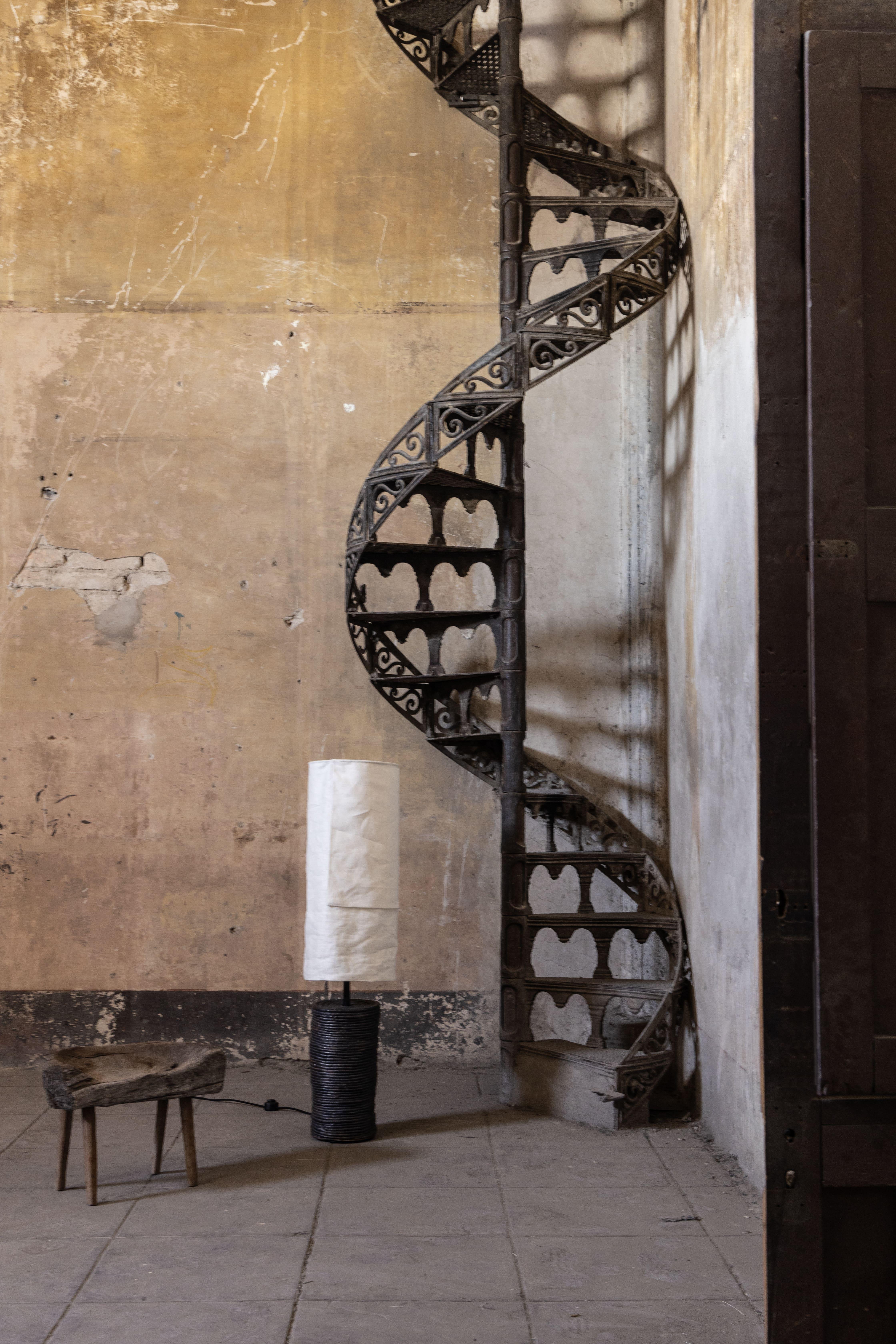 Hand-Crafted Lazo Lamp For Sale