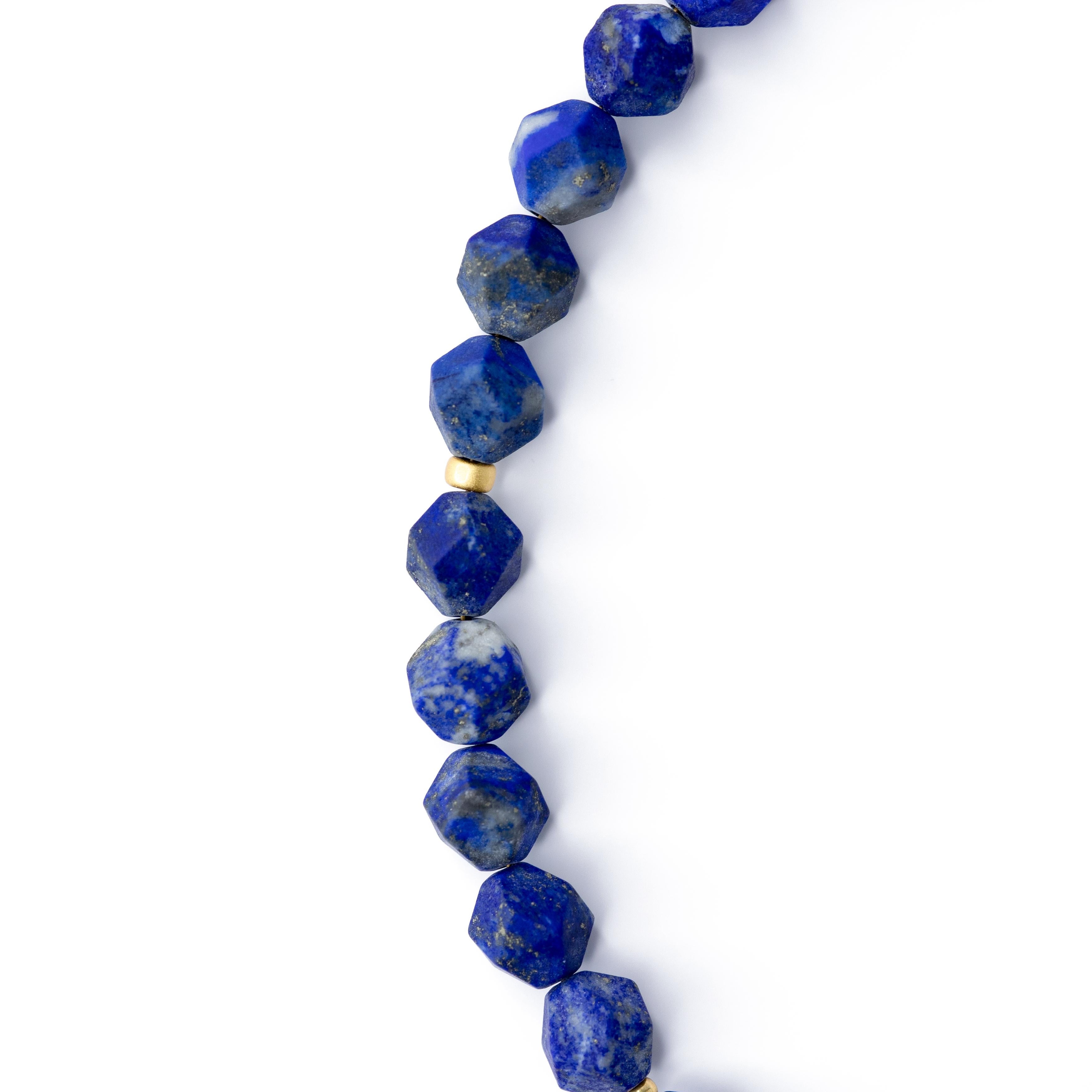 Women's Lazulite Lapis Lazuli Necklace - by Bombyx House For Sale