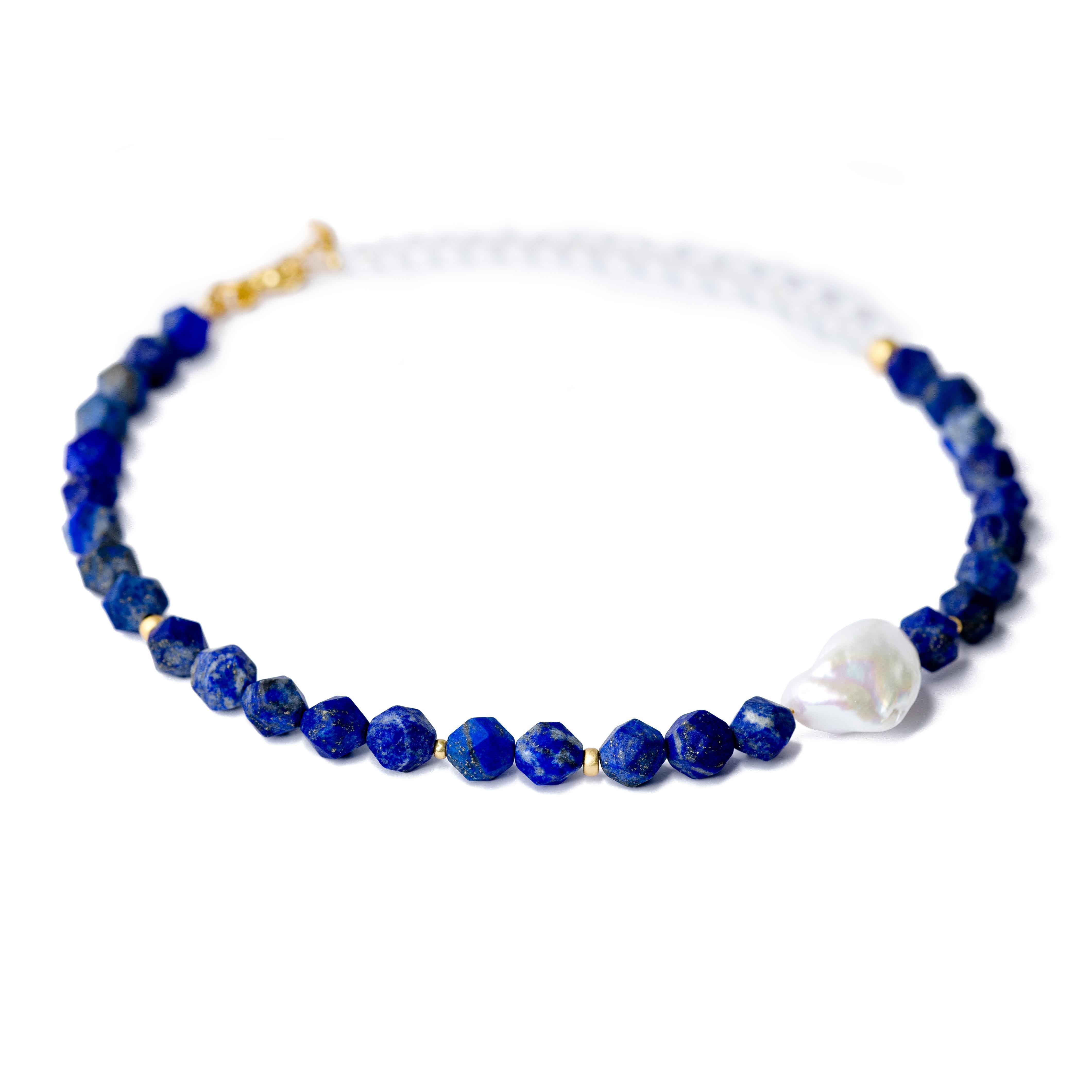 Collana in Lapislazzuli Lazulite - by Bombyx House in vendita 1