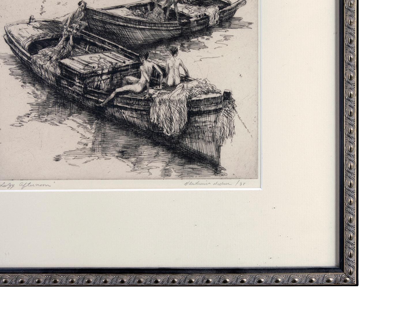 Artisanat Lazy Afternoon de Oidur Vladimir 1902 - 1981 en vente