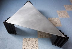 Lazy Lighting Coffee Table in Aluminum and Steel