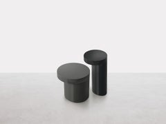Lazy-O, monolithic lacquered side table, Dainelli Studio for Somaschini, Italy