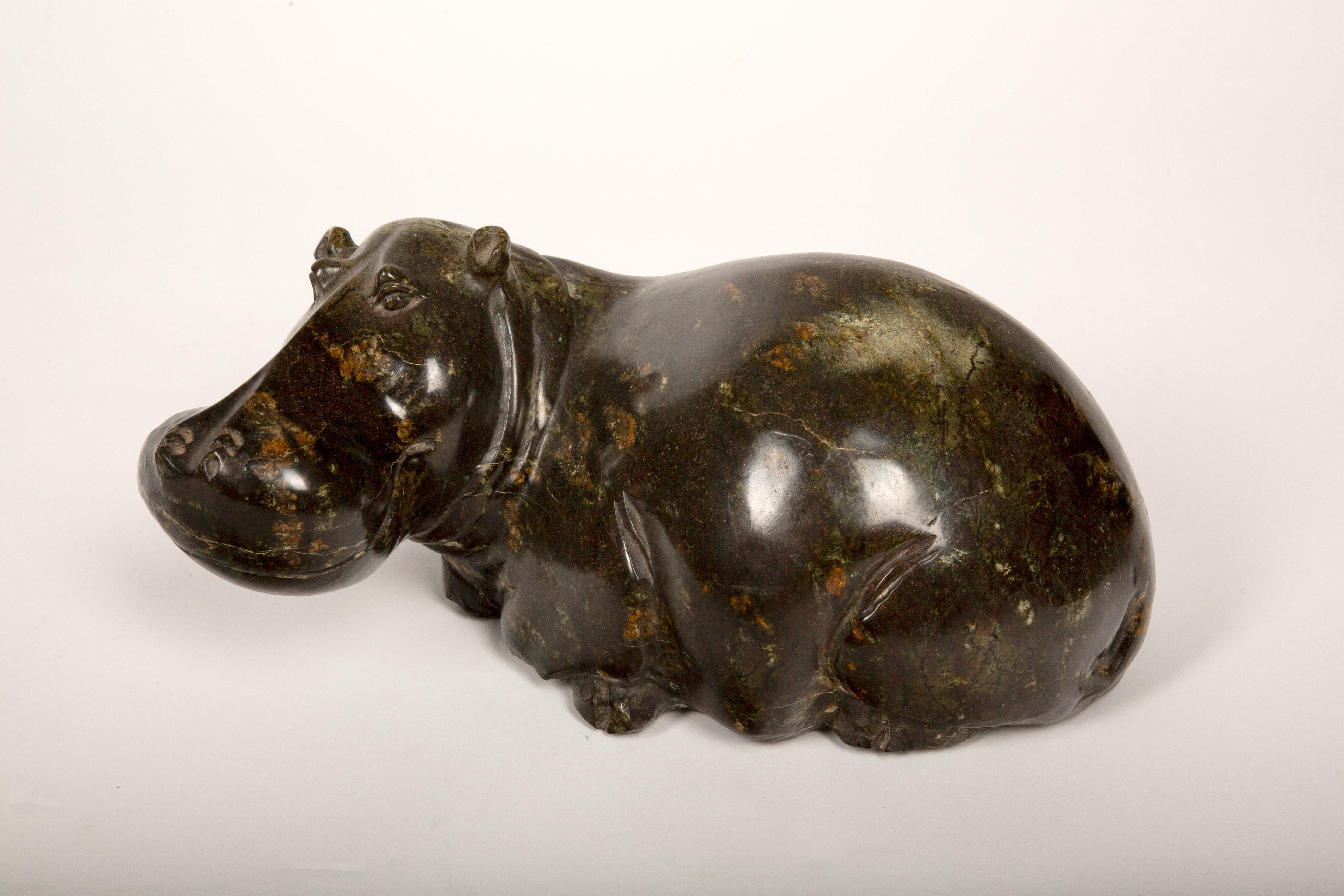 XXIe siècle et contemporain Roi de la rivière Lazy : Hippo du Mozambique en vente