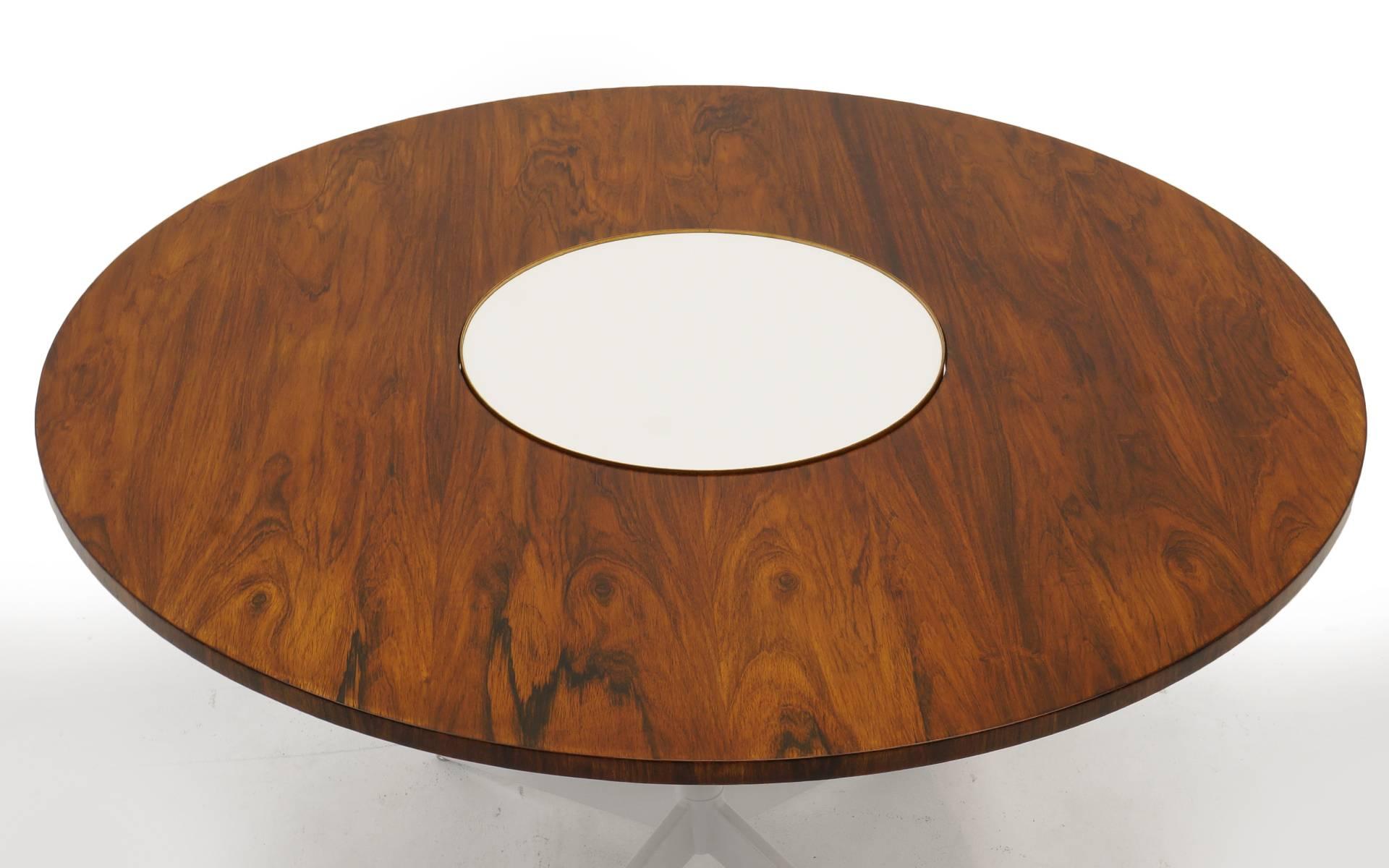 round dining table lazy susan