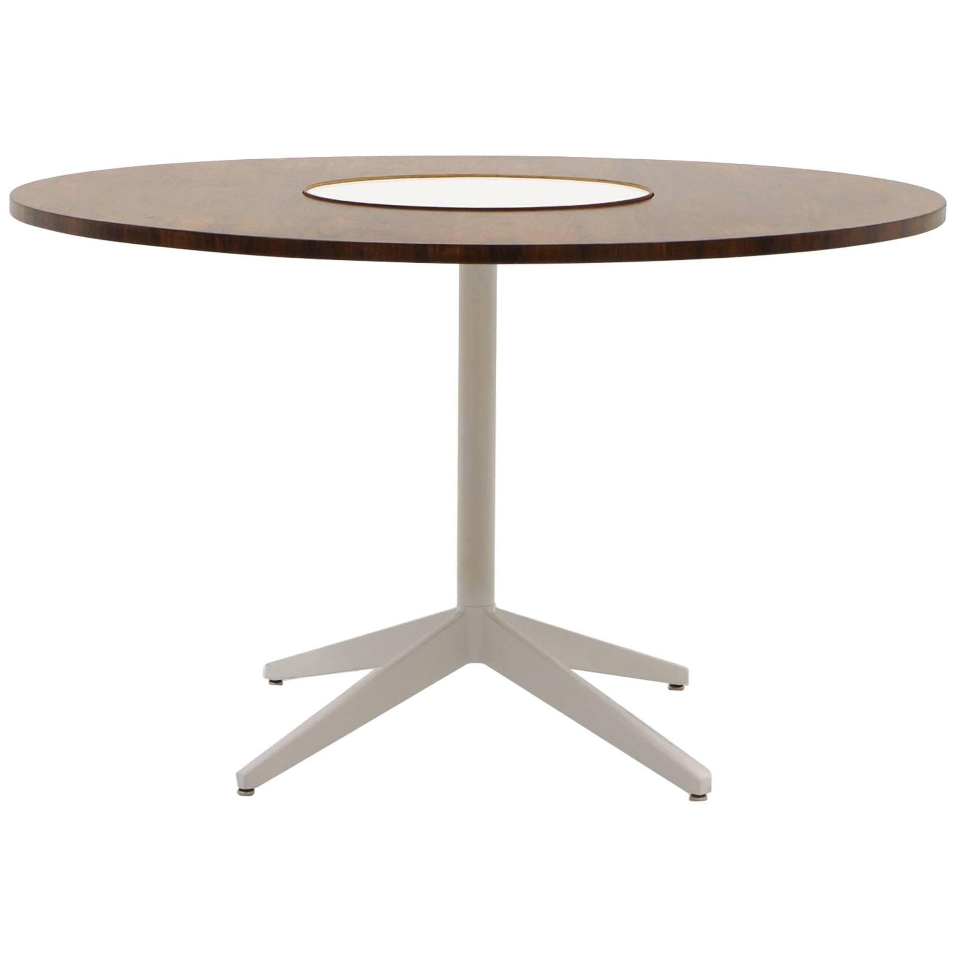 Lazy Susan Round Dining Table Very Rare Brazilian Rosewood Top