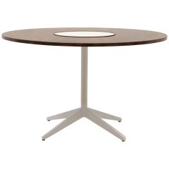 Lazy Susan Round Dining Table Very Rare Brazilian Rosewood Top