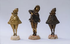 Lazzarone Sculpture by Demetre H. Chiparus, Bronze on Marble, 1920