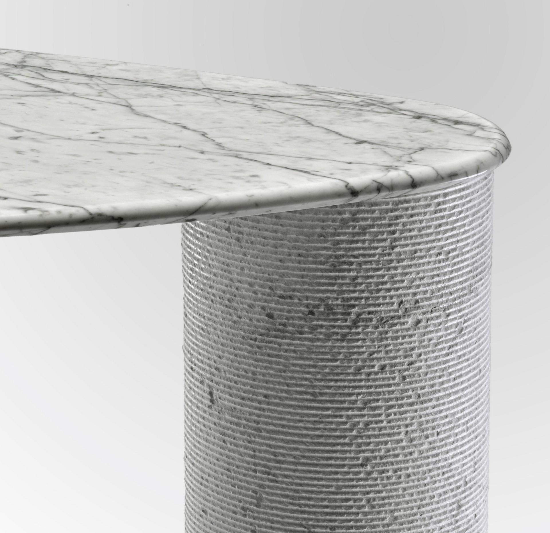 Lazzotti Estremista Cocktail Table Carrara Marble Official Re-Edition 1