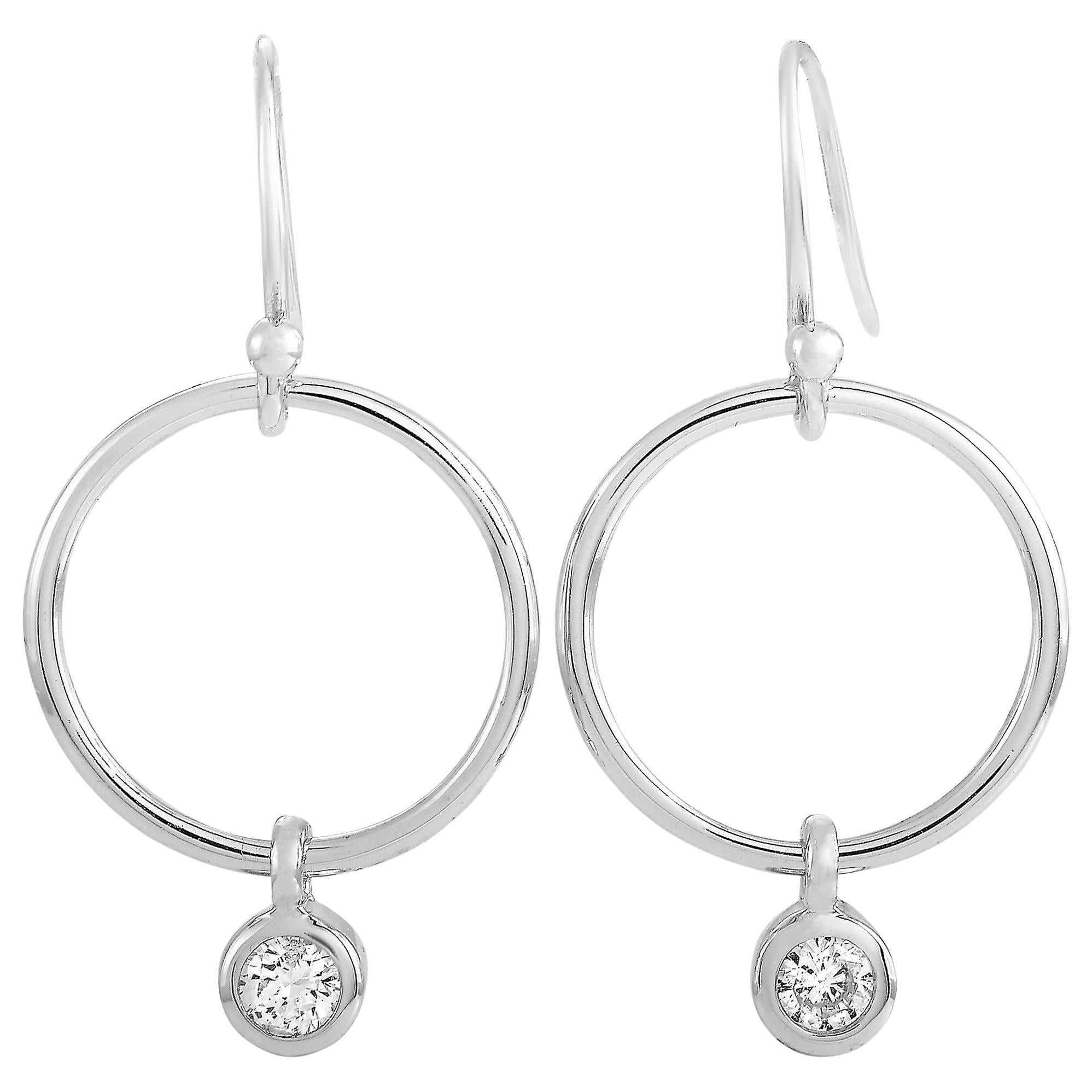 0.25 carat diamond earrings