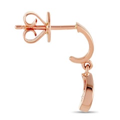 LB Exclusive 14k Rose Gold 0.20 Carat Diamond Earrings