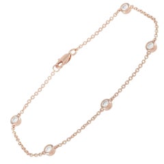 LB Exclusive Bracciale in oro rosa 14K con diamanti da 0,50 carati