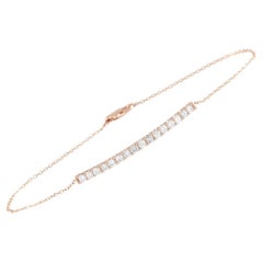 LB Exclusive 14k Rose Gold 0.50 Carat Diamond Bracelet