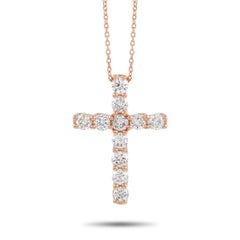 LB Exclusive 14K Rose Gold 0.52ct Diamond Necklace