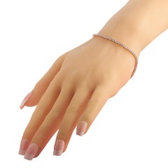 LB Exklusive 14K Rose Gold 1::40 Karat Diamant Tennis Armband