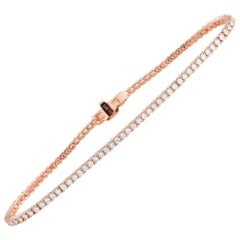 LB Exklusive 14K Rose Gold 1::40 Karat Diamant Tennis Armband