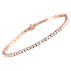LB Exclusive 14K Rose Gold 1.86 Ct Diamond Tennis Bracelet