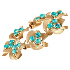 LB Exclusive 14K Rose Gold Turquoise Bracelet
