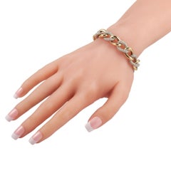 LB Exklusives Armband aus 14 Karat Weiß- und Gelbgold mit 4,69 Karat Diamanten