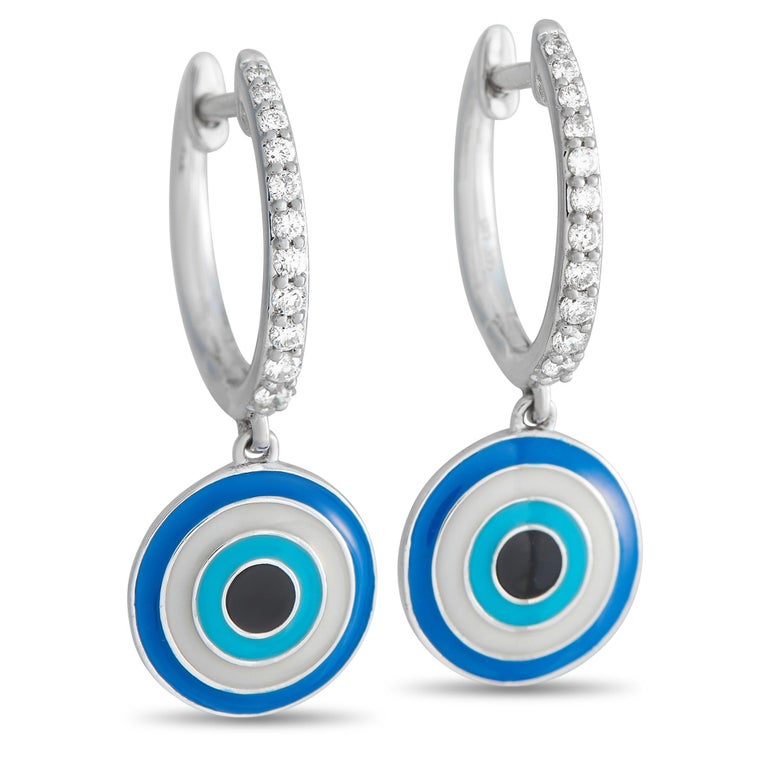 Lacob Eye Teardrops Rhinestone Earrings main image 0