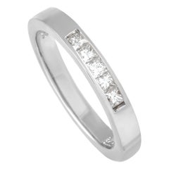 LB Exclusive 14K White Gold 0.25 Ct Diamond Band Ring