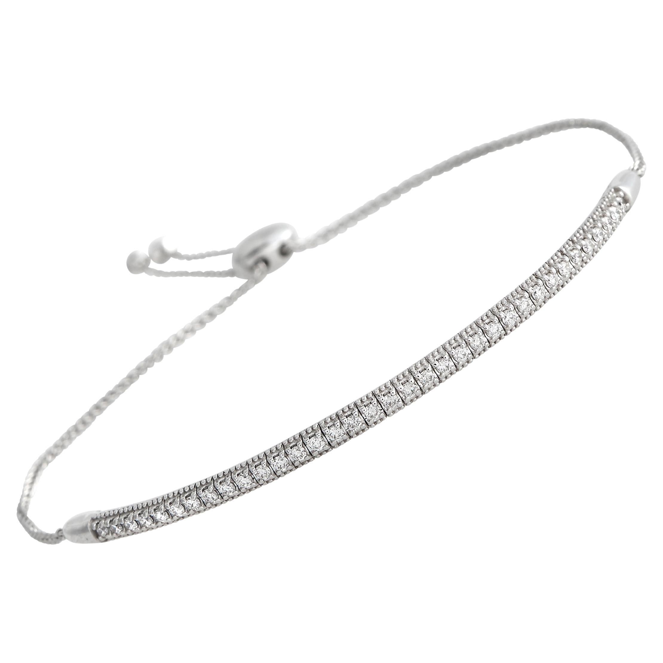 LB Exclusive 14K White Gold 0.36 Ct Diamond Bracelet