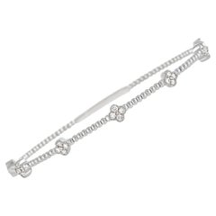 LB Exclusive 14K White Gold 0.43 ct Diamond Bangle Bracelet