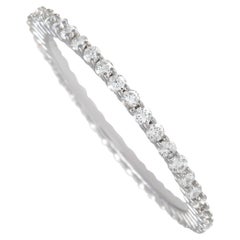LB Exclusive 14K White Gold 0.46 Ct Diamond Eternity Band Ring