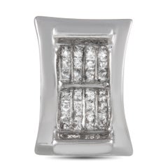 LB Exclusive Colgante de diamantes de 0,50 ct en oro blanco de 14 quilates
