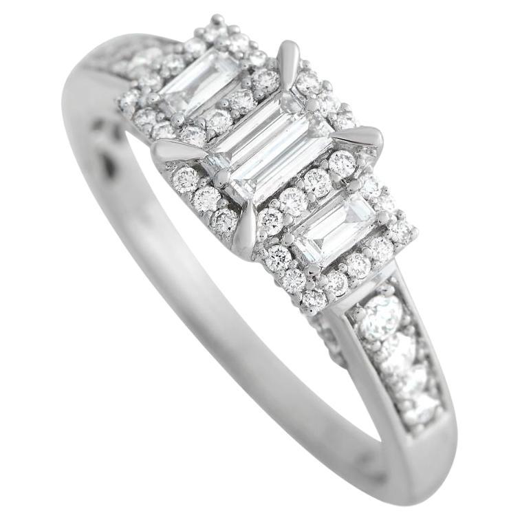 LB Exclusive 14k White Gold 0.50 Carat Diamond Ring