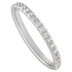LB Exclusive 14k White Gold 0.63ct Diamond Eternity Band Ring