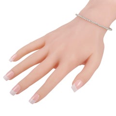 LB Exklusive 14 Karat Weißgold-Armband mit 1,04 Karat Diamanten