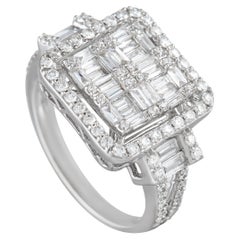 LB Exclusive 14K White Gold 1.20 ct Diamond Ring