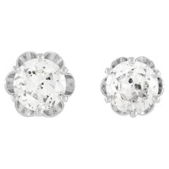 LB Exclusive 14K White Gold 1.46 Ct Diamond Earrings