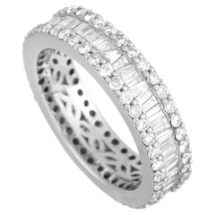 LB Exclusive 14K White Gold 2.75 ct Diamond Band Ring LB Exclusive 14K White Gold 2.75 ct Diamond Band Ring